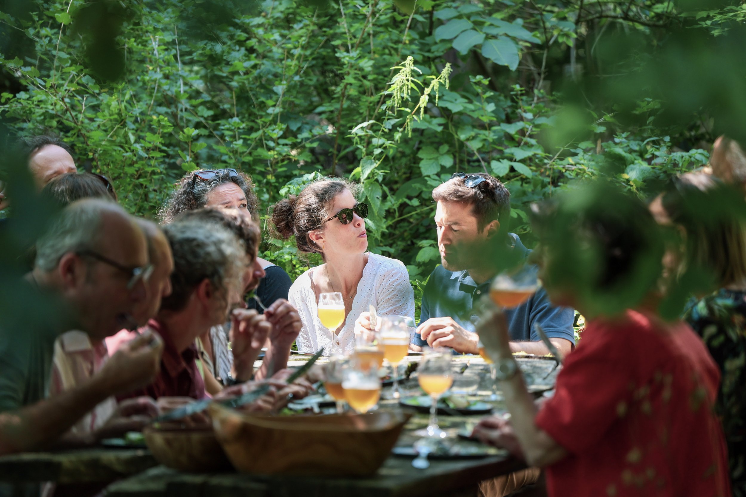 Shift Catering – deelnemers aan het genieten– voedselbos Zomersmaak – Sander Bautmans