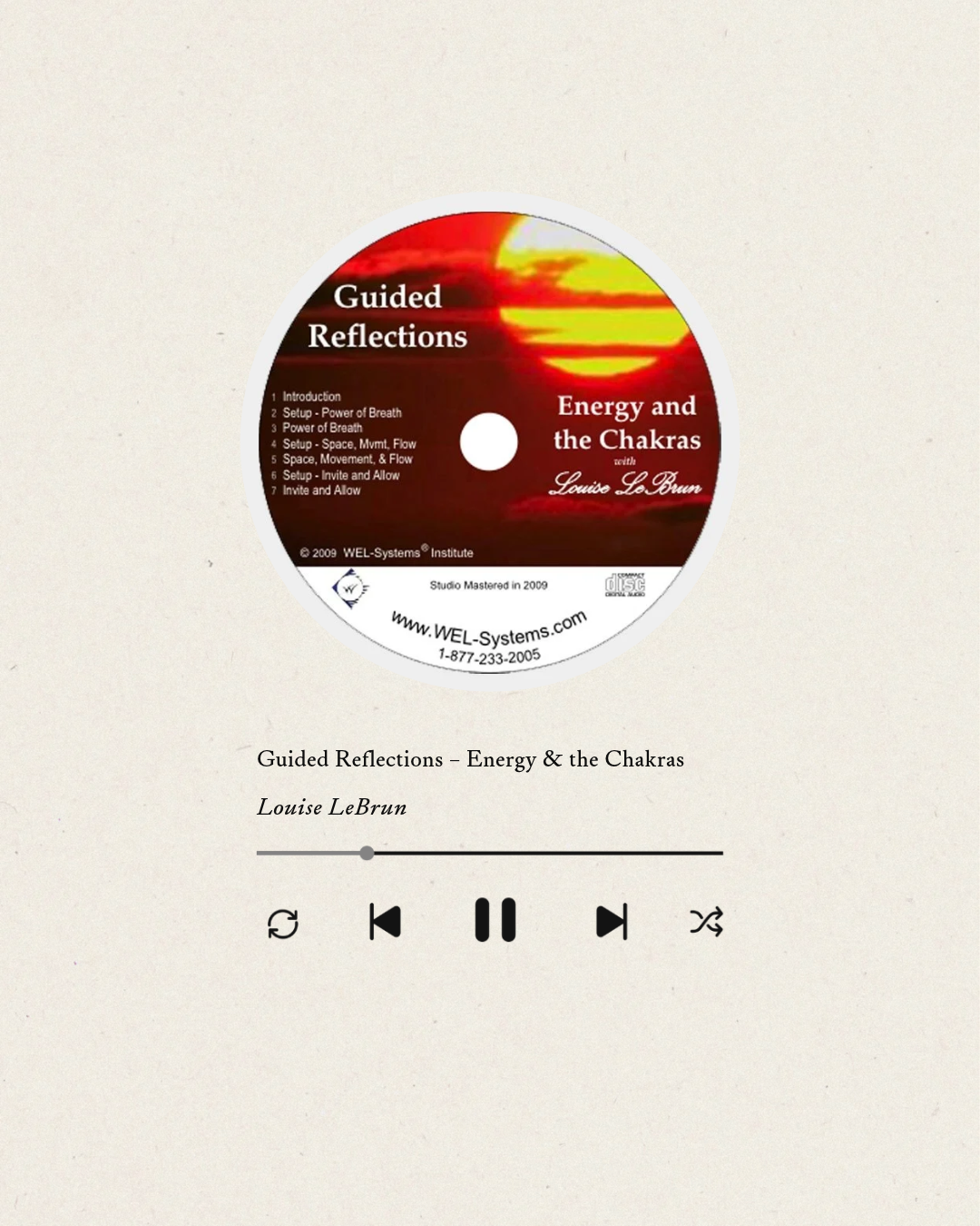 Guided Reflections – Energy & the Chakras