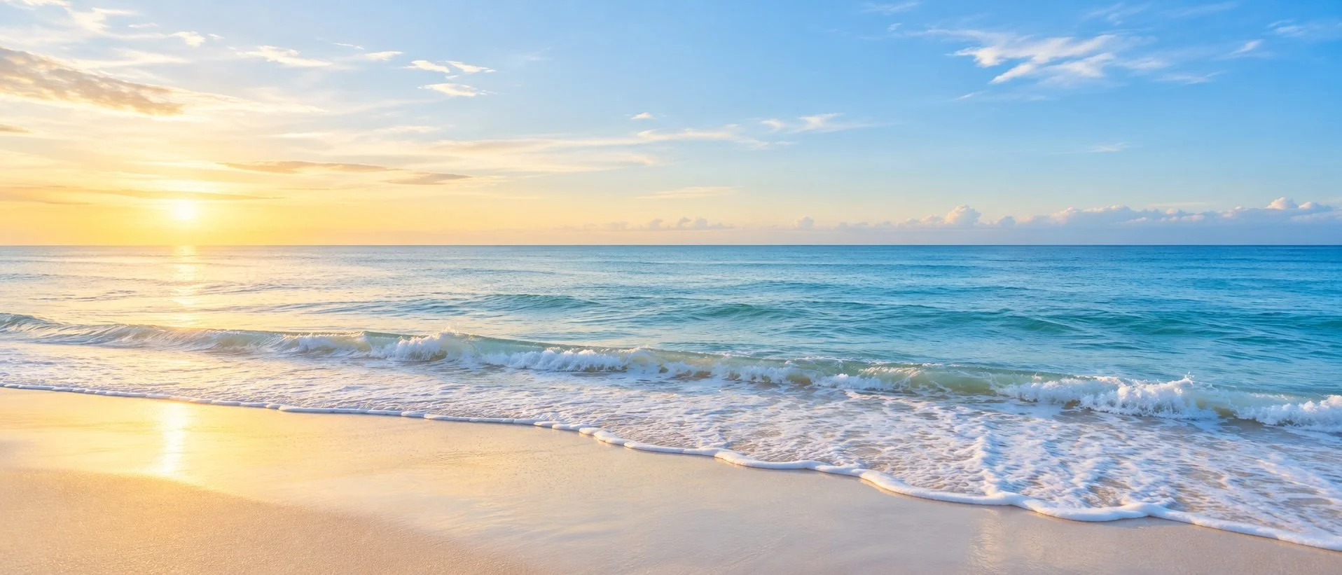 Calm beach and blue water representing Pelham Massage Therapy & Osteopathy Clinic in Fonthill, Ontario.