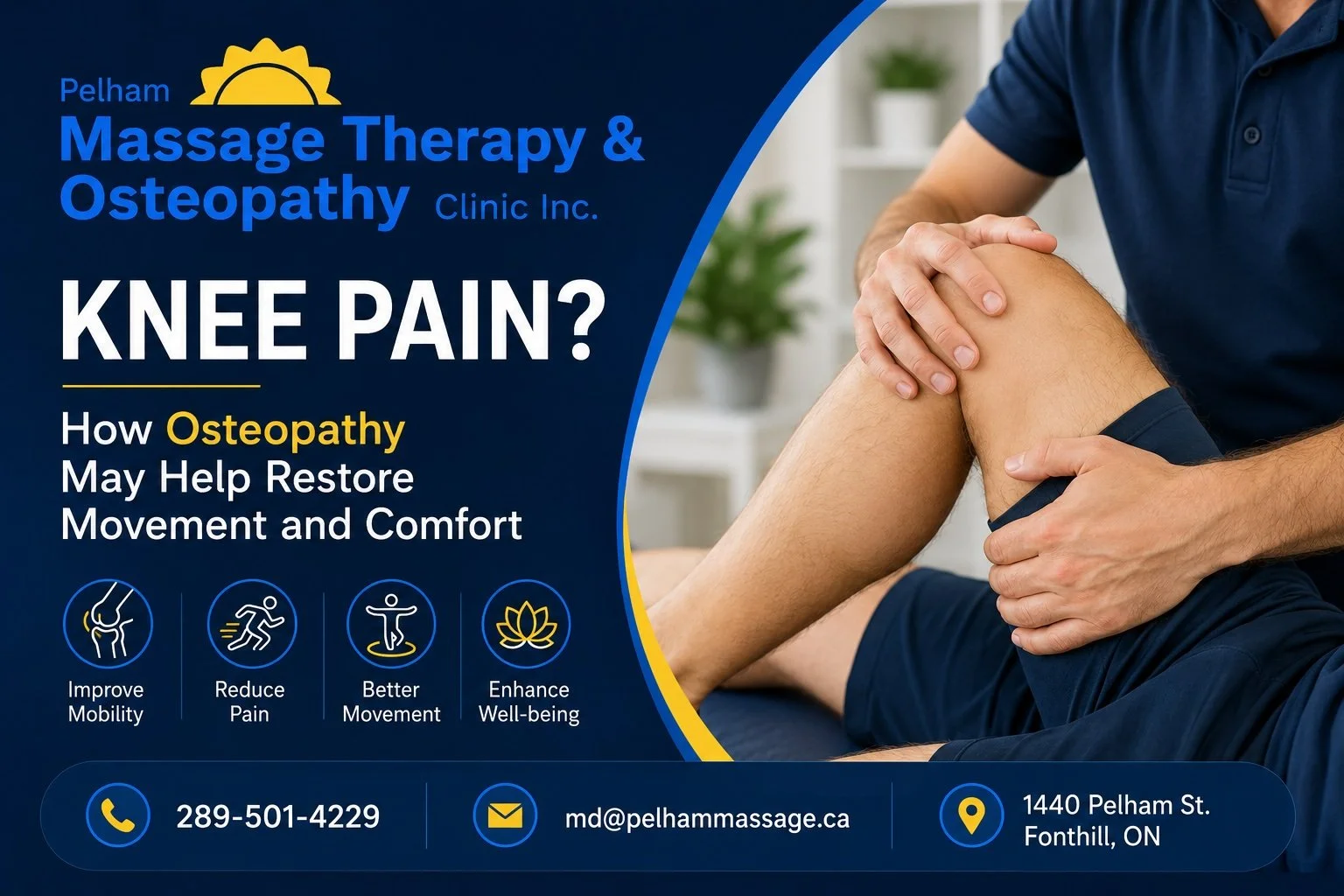 Knee Pain? How Osteopathy May Help Restore Movement and Comfort