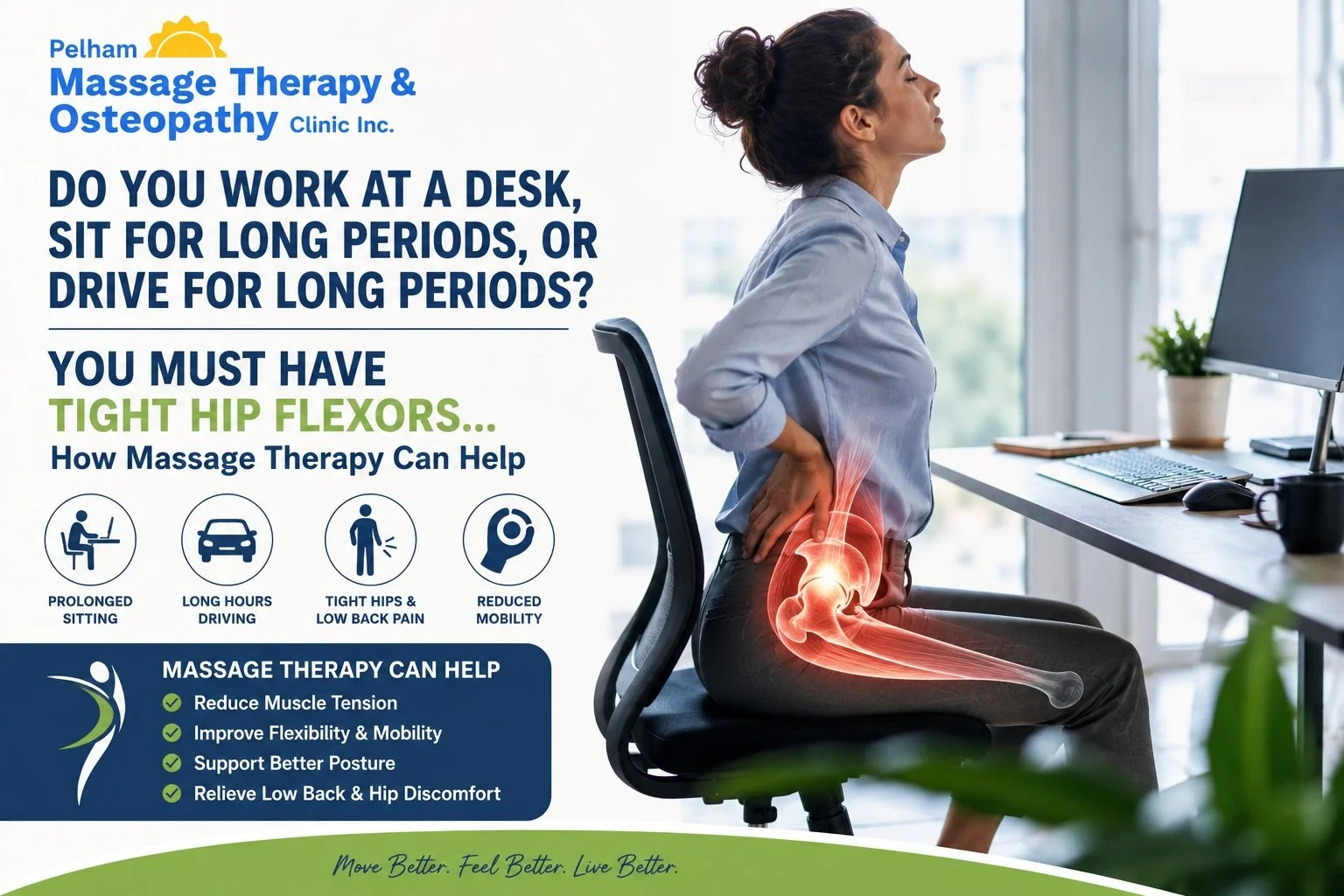 Tight Hip Flexors: Causes, Symptoms &amp; How Massage Therapy Can Help