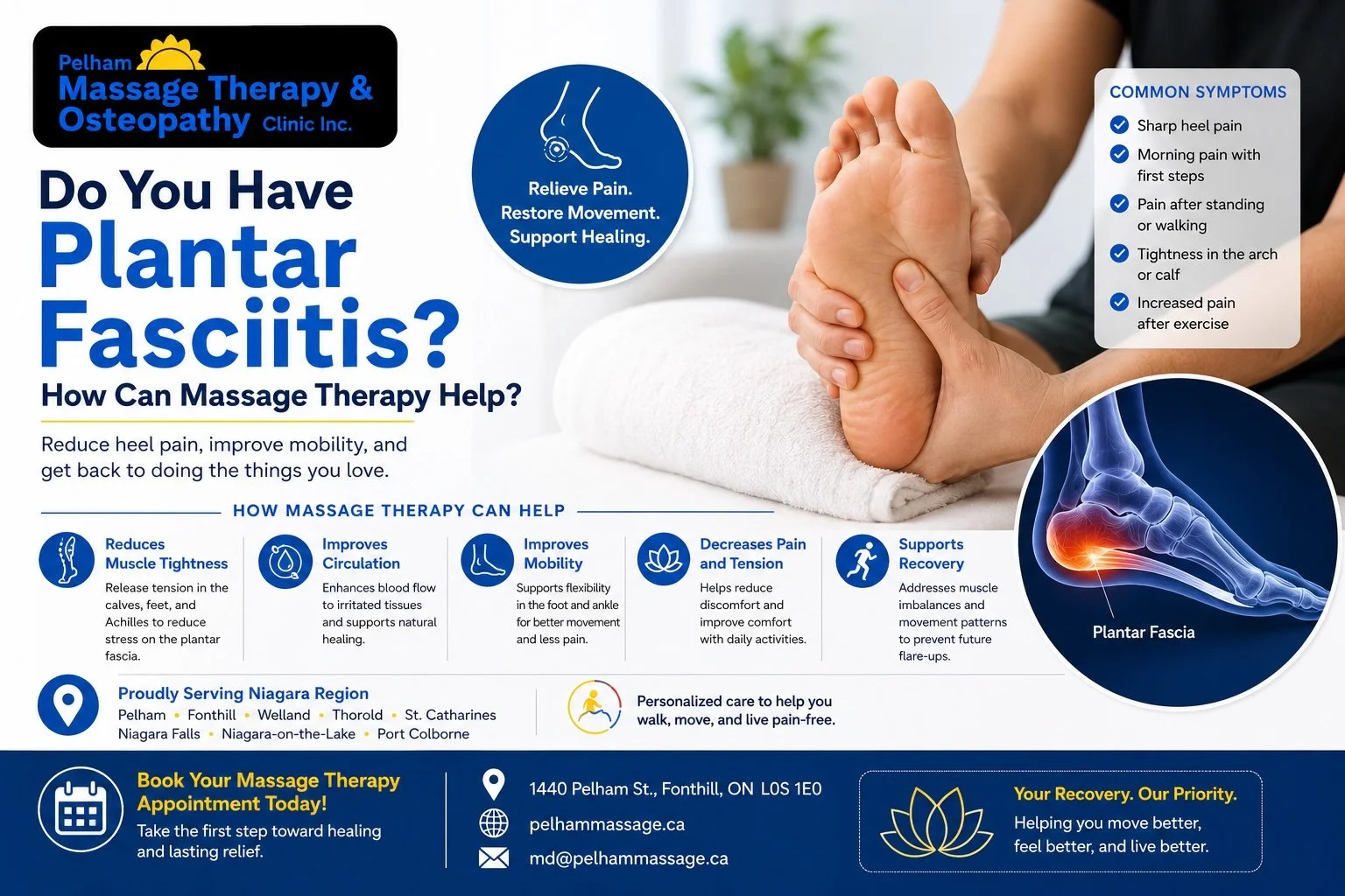 Do You Have Plantar Fasciitis? How Can Massage Therapy Help?