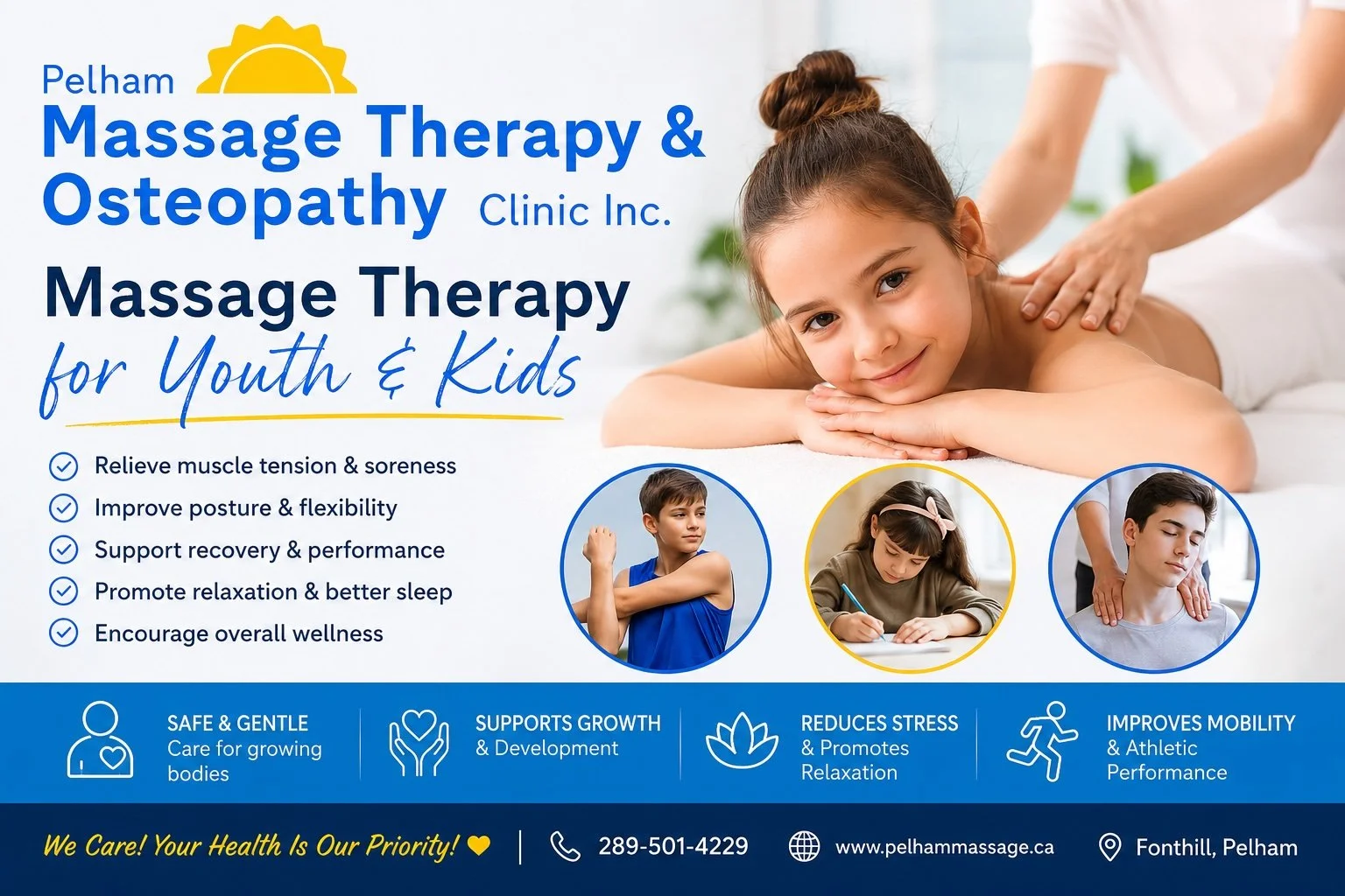 Massage Therapy for Youth and Kids