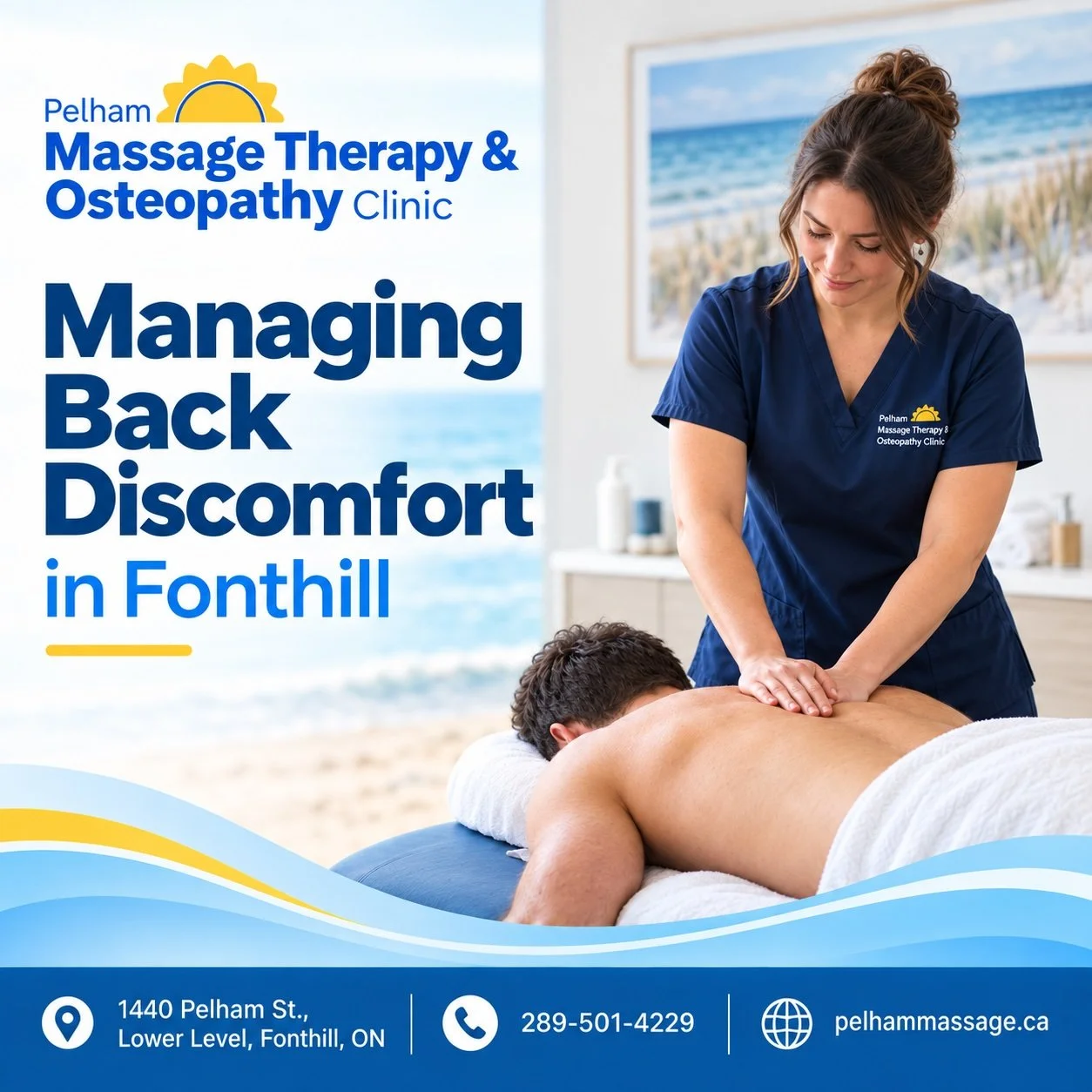 Massage Therapy for Back Pain Relief in Pelham &amp; Niagara Region