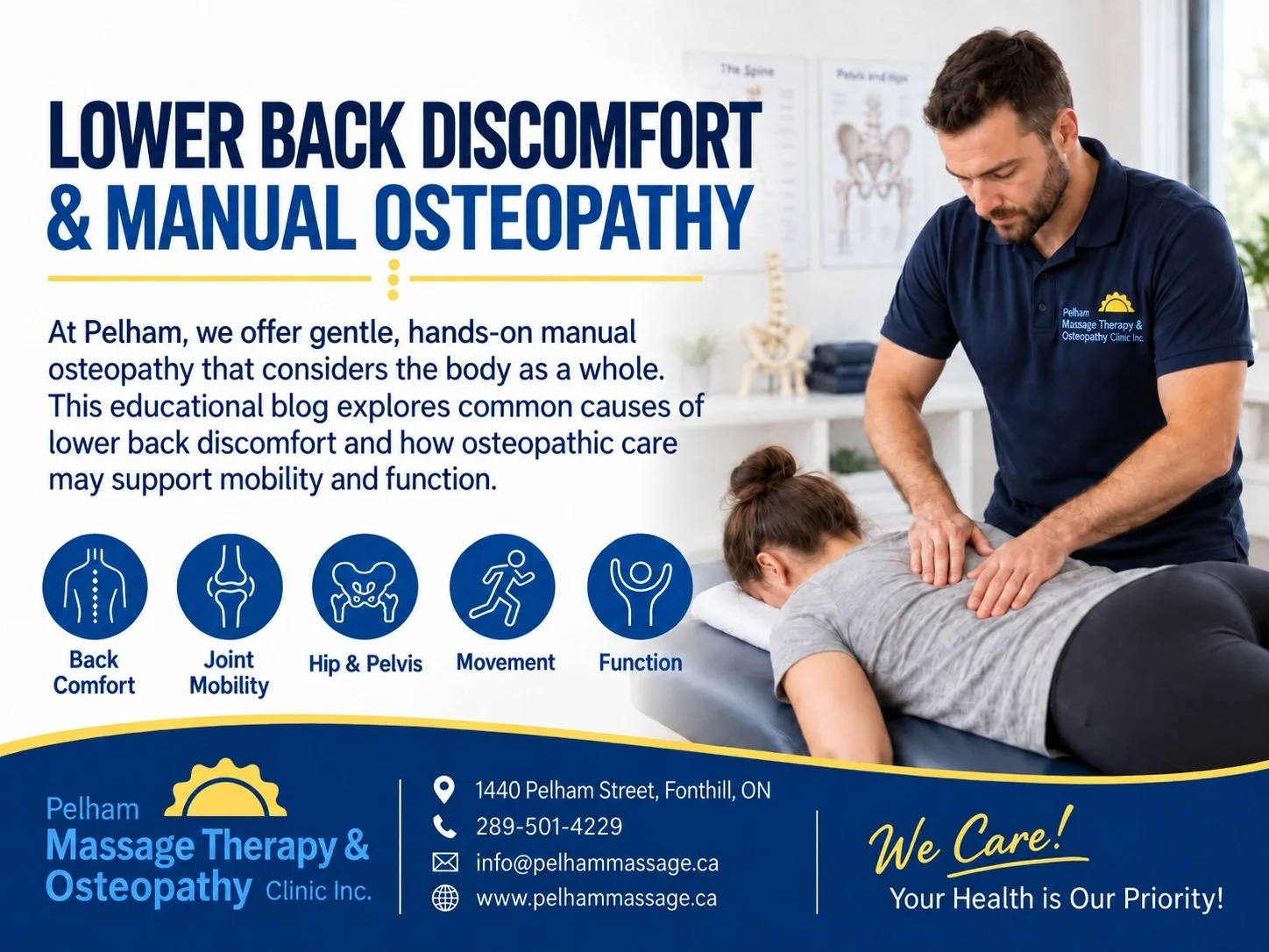 Natural Options for Lower Back Pain Relief in Fonthill &amp; Niagara Region