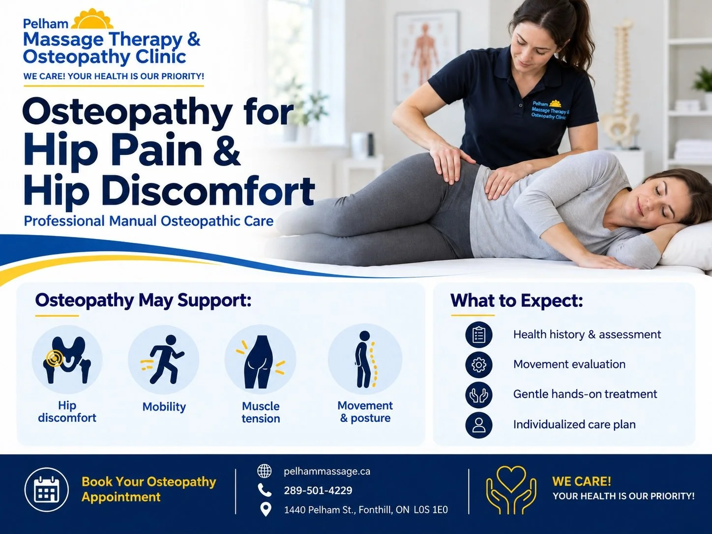 Osteopathy for Hip Pain &amp; Hip Discomfort