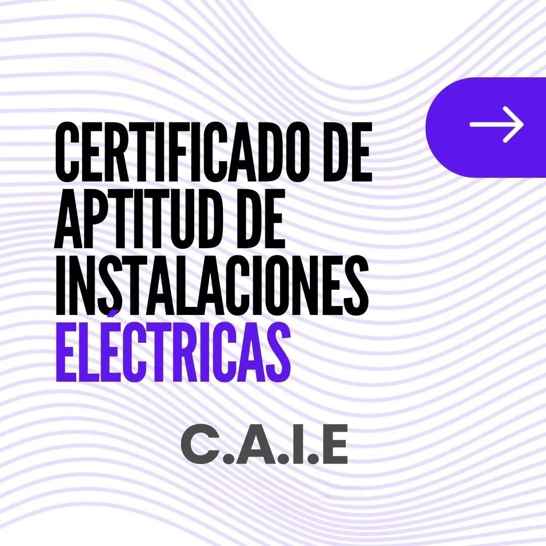 CERTIFICADO DE APTITUD DE INSTALACIONES EL&Eacute;CTRICAS CAIE

🟣Las certificaciones de habilitaci&oacute;n de instalaciones el&eacute;ctricas en inmuebles, contemplan el cumplimiento de los requisitos enumerados en el Nuevo Reglamento de Conexi&oac