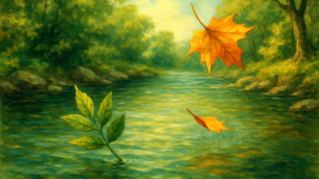 Le dernier soupir de la feuille d'érable