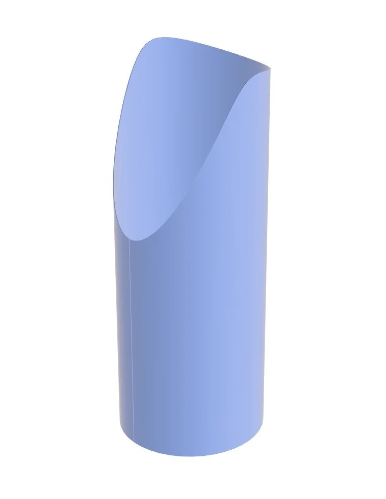 Pipe wrap around template.