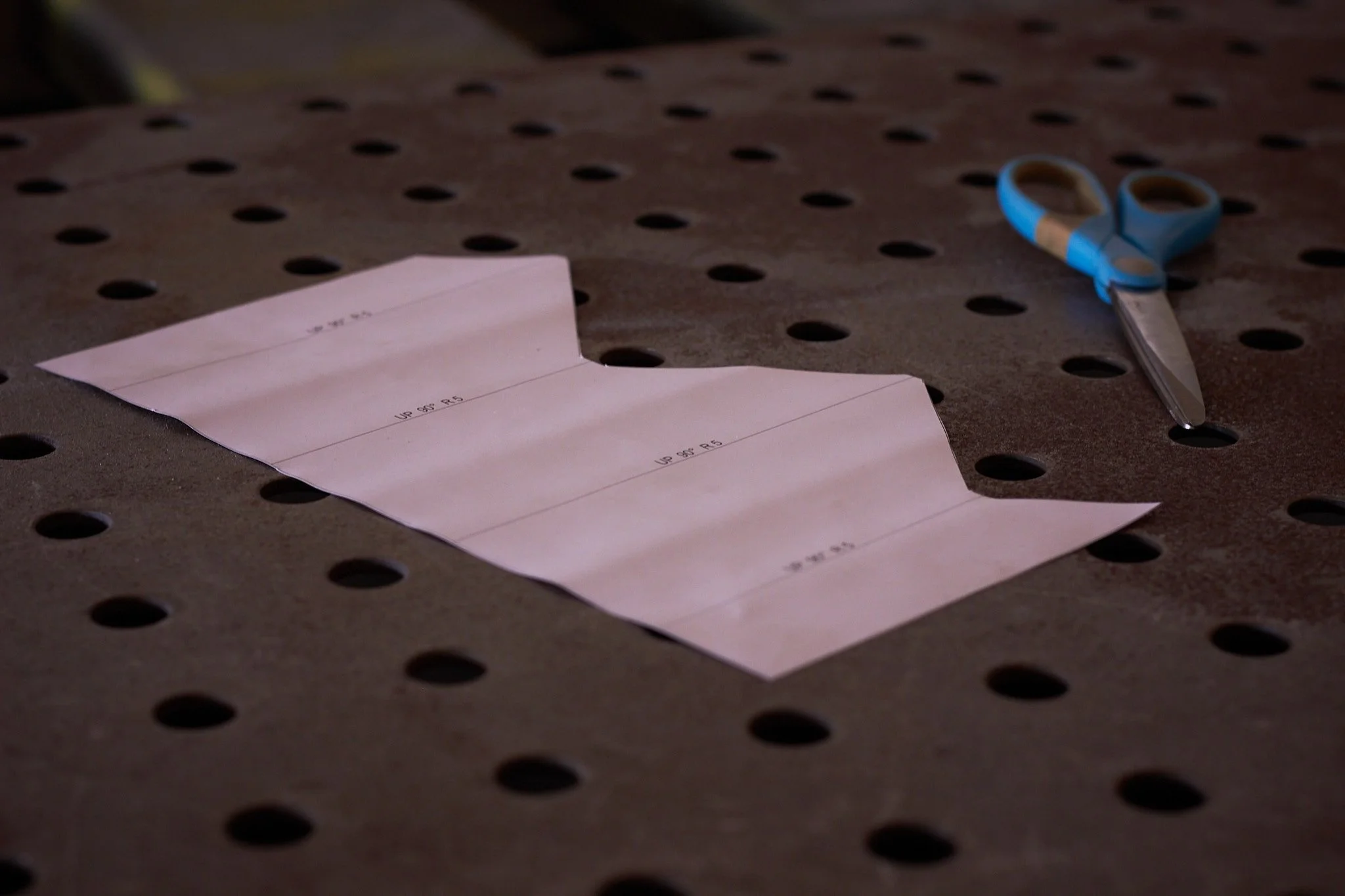 Cut out wrap around template