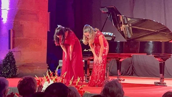 I can&rsquo;t believe this happened almost a month ago! Wonderful memories from #Bilbao playing with Maria Angel Garcia 🙌🙌🎹 We had a full house and an extremely warm audience. I will never forget this concert ❤️

#pianofourhands #pianoduo #pianist