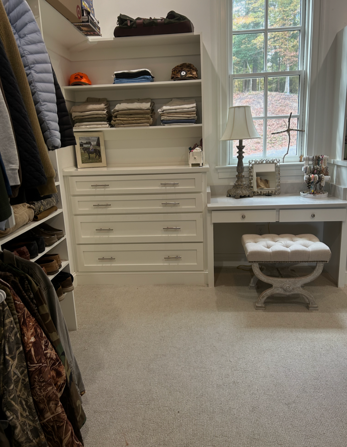 After: Master Closet 