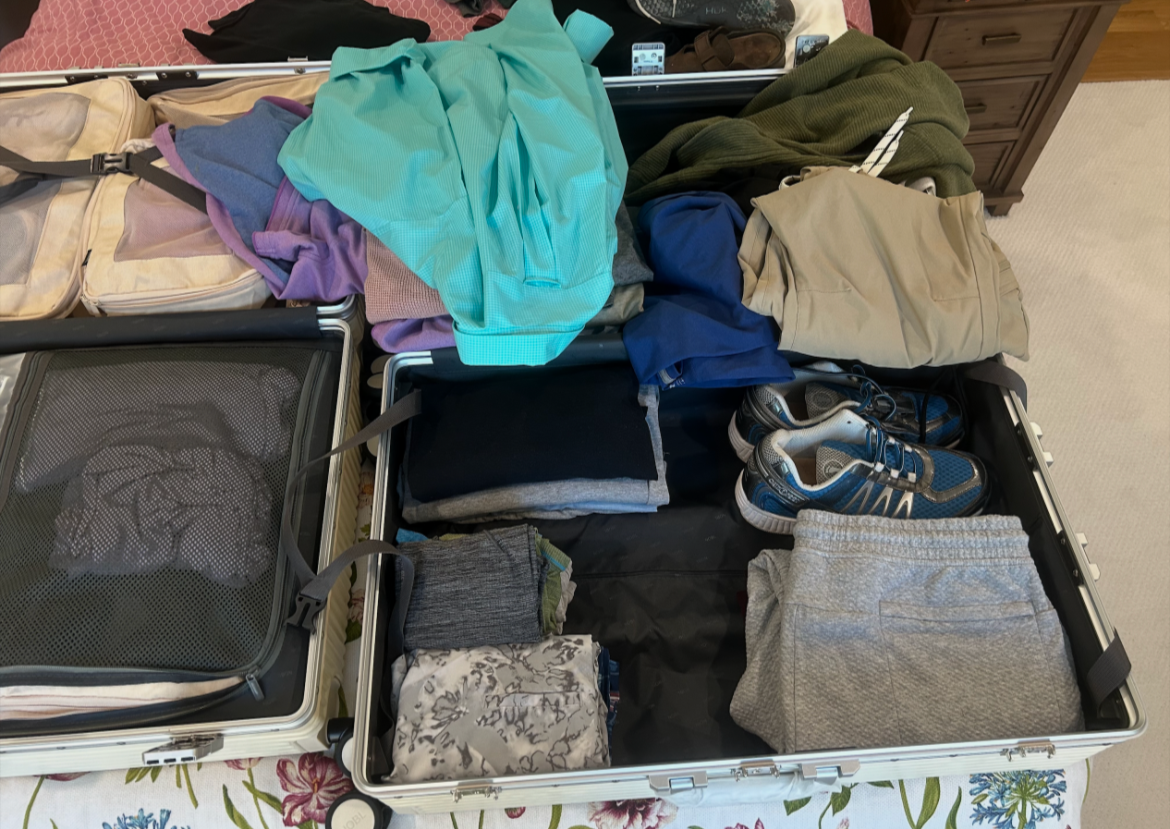 Packing my client for a 60 day trip. 