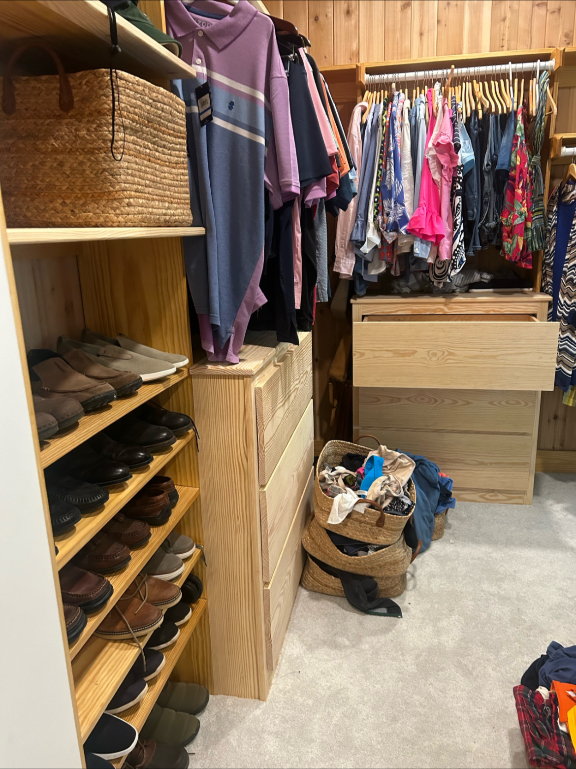 Before: First stage of the closet