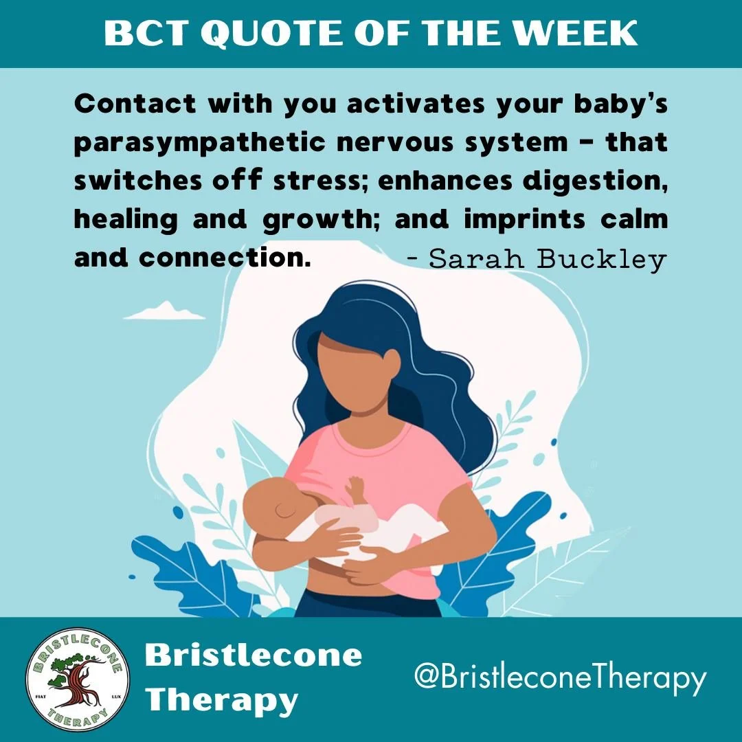 Are you caring for a baby, or supporting someone who is? Book an appointment with one of our clinicians for support: https://www.bristleconetherapy.com
