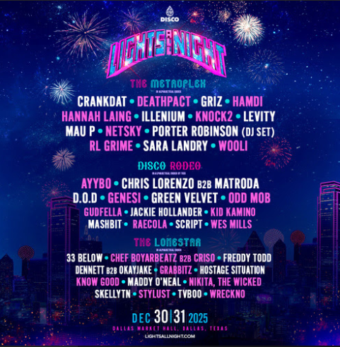 DISCO PRESENTS UNVEILS MASSIVE LINEUP TO COMMEMORATE 15 YEARS OF LIGHTS ALL NIGHT