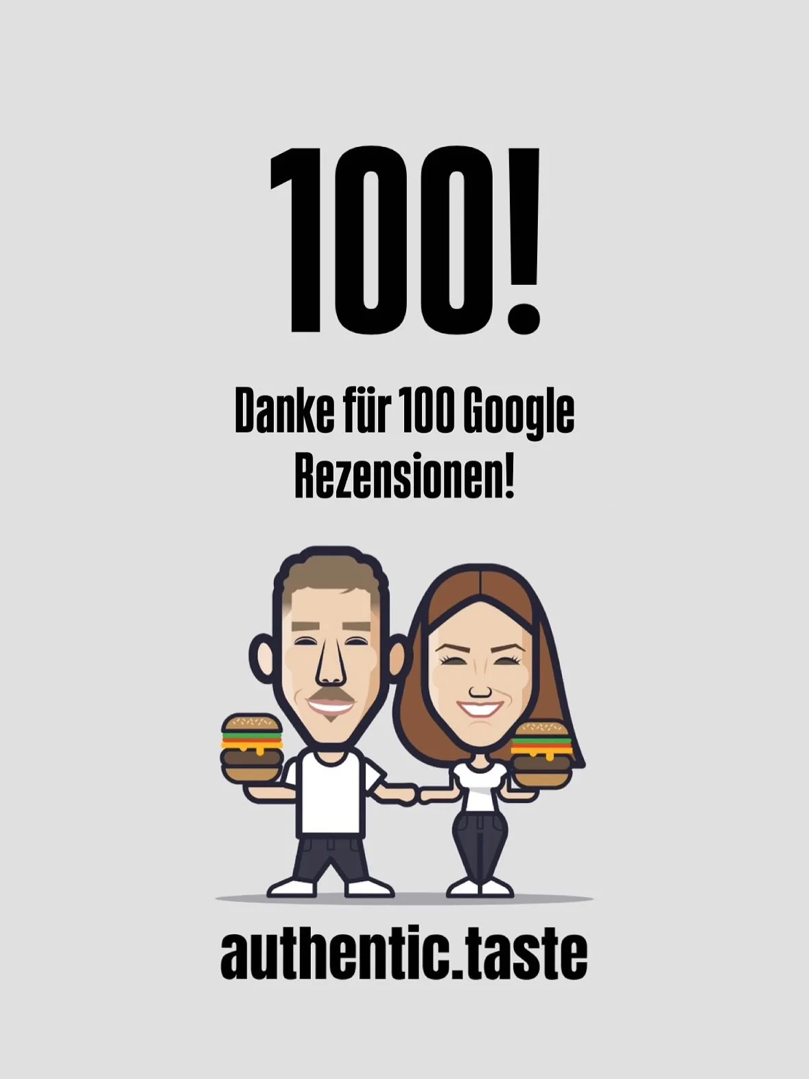 100 Rezensionen. 1 Jahr. Boom. 💥
Danke f&uuml;r euren Support - ohne euch w&auml;ren wir nicht da, wo wir heute stehen. 🤍 
Ihr habt uns auf Google die 100 vollgemacht - und jede einzelne Bewertung z&auml;hlt. 🤝🏼
