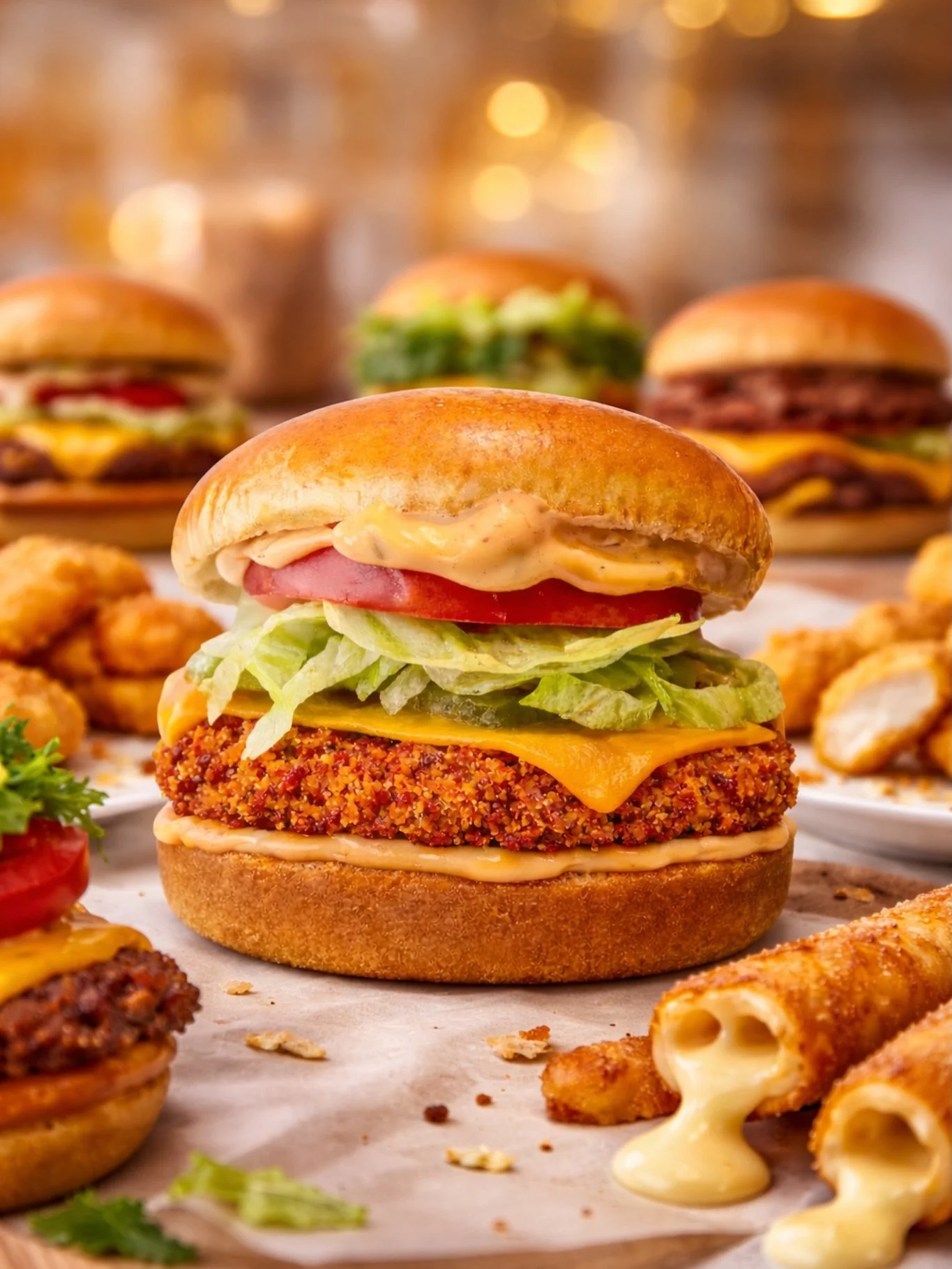 Neues Patty-Upgrade bei uns! 🔥🌱 

Wir haben richtig gute News f&uuml;r alle Veggie- &amp; Vegan-Fans (und alle, die&rsquo;s noch werden wollen 👀): 
Unser bisheriges veganes Chicken Patty verabschiedet sich &ndash; aber keine Sorge&hellip; der Ersa