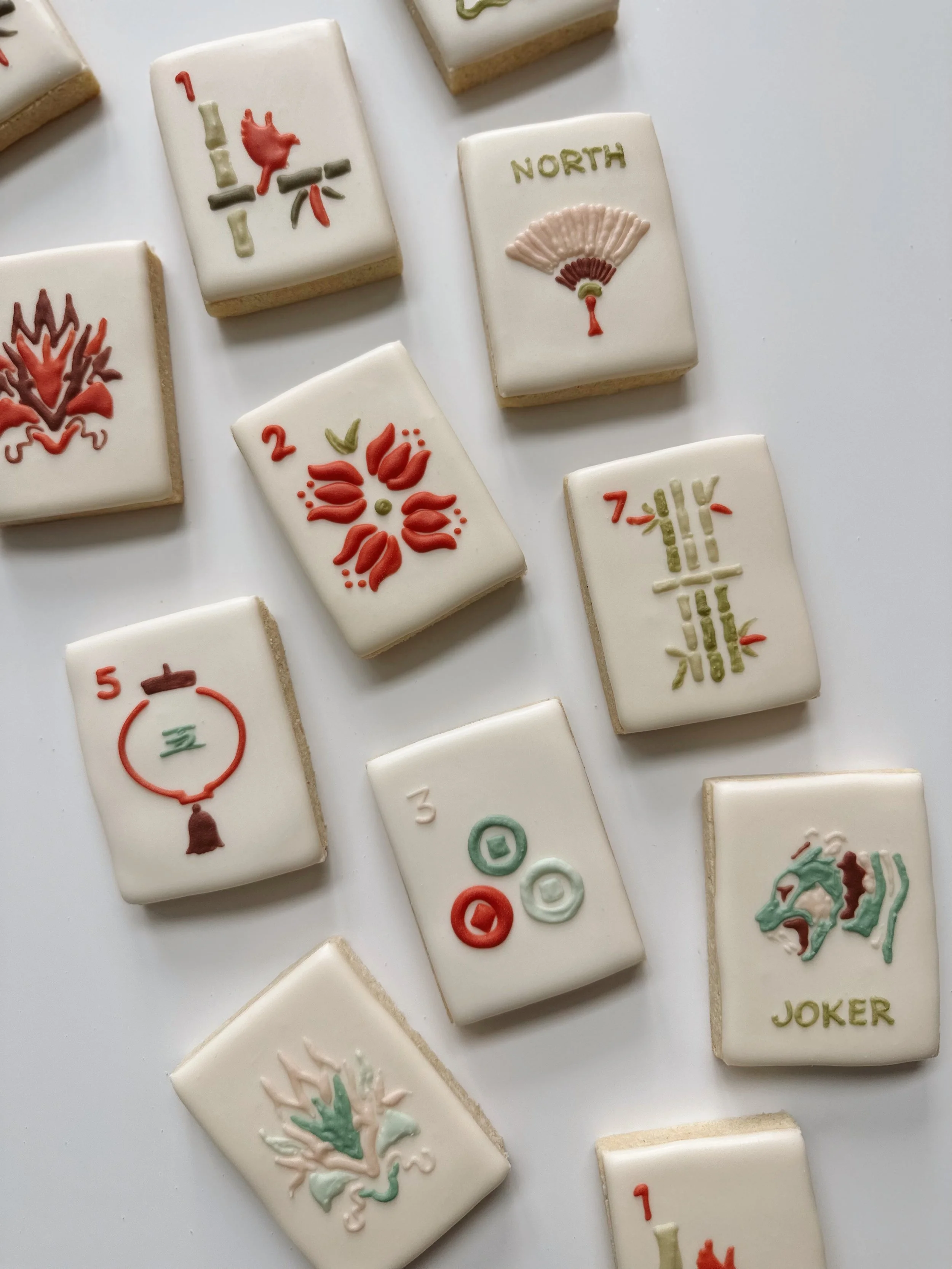 Custom Mahjong Cookies Bozeman MT