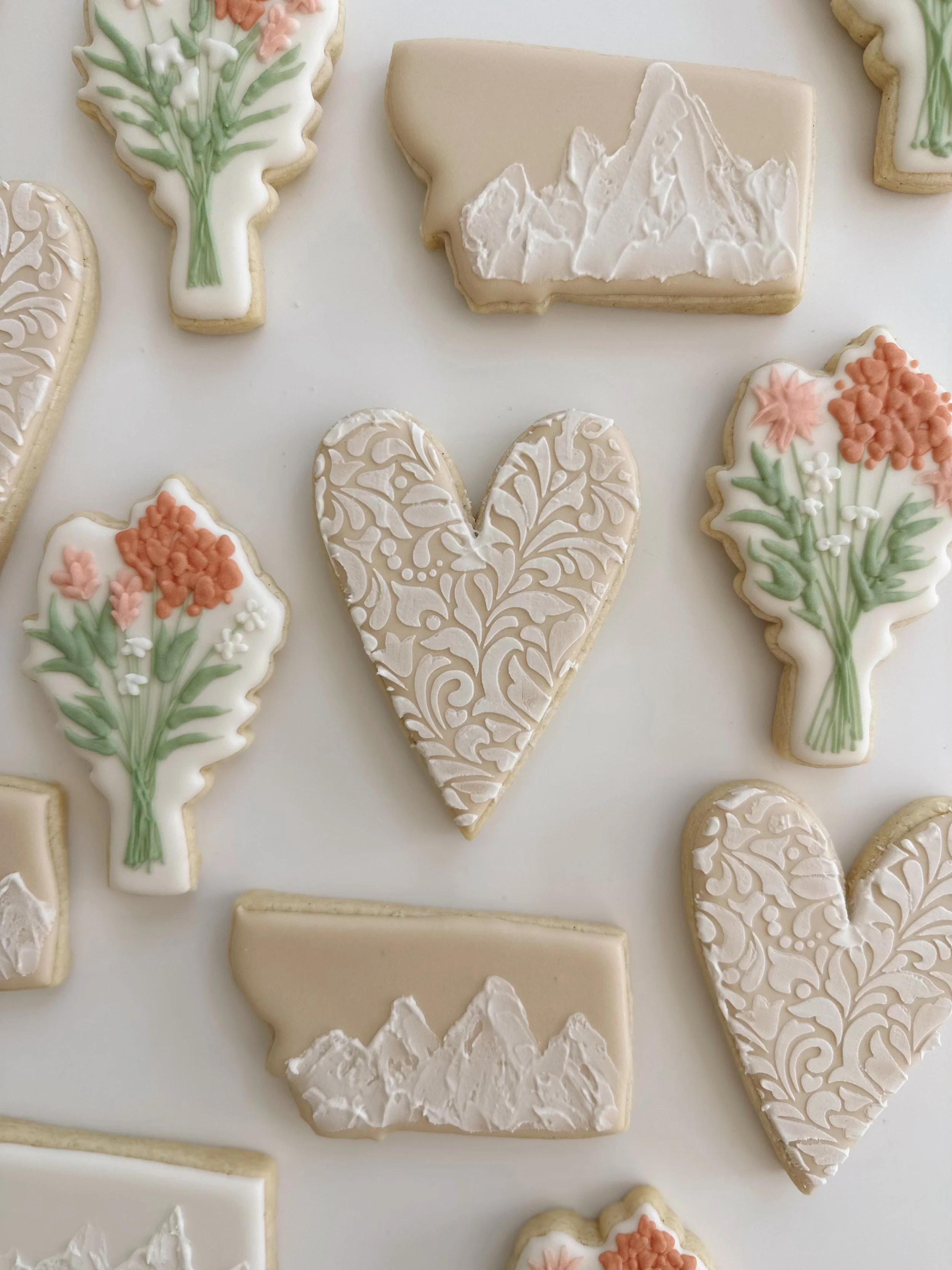Wedding sugar cookies in Bozeman MT