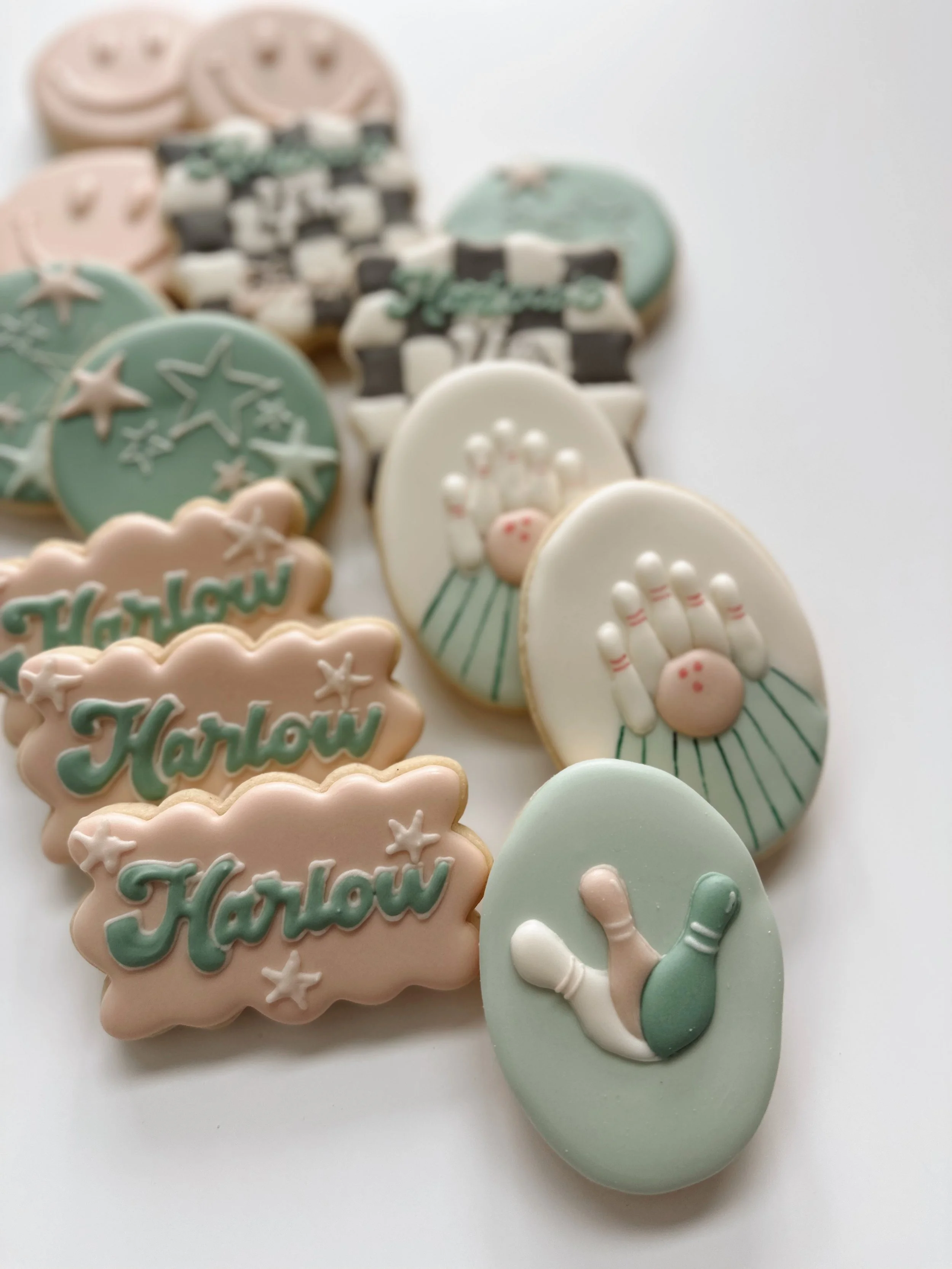 Custom Birthday Party Decorated Cookies Bozeman MT