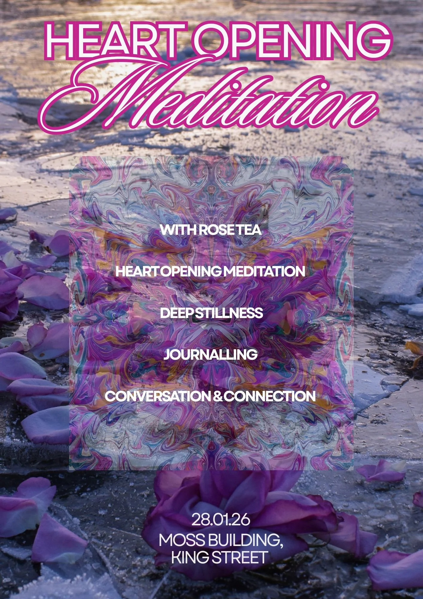 Heart Opening Meditation & Stillness with Rose Tea
