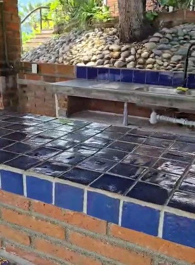 Projects at Tres Andreas: The terrazzo