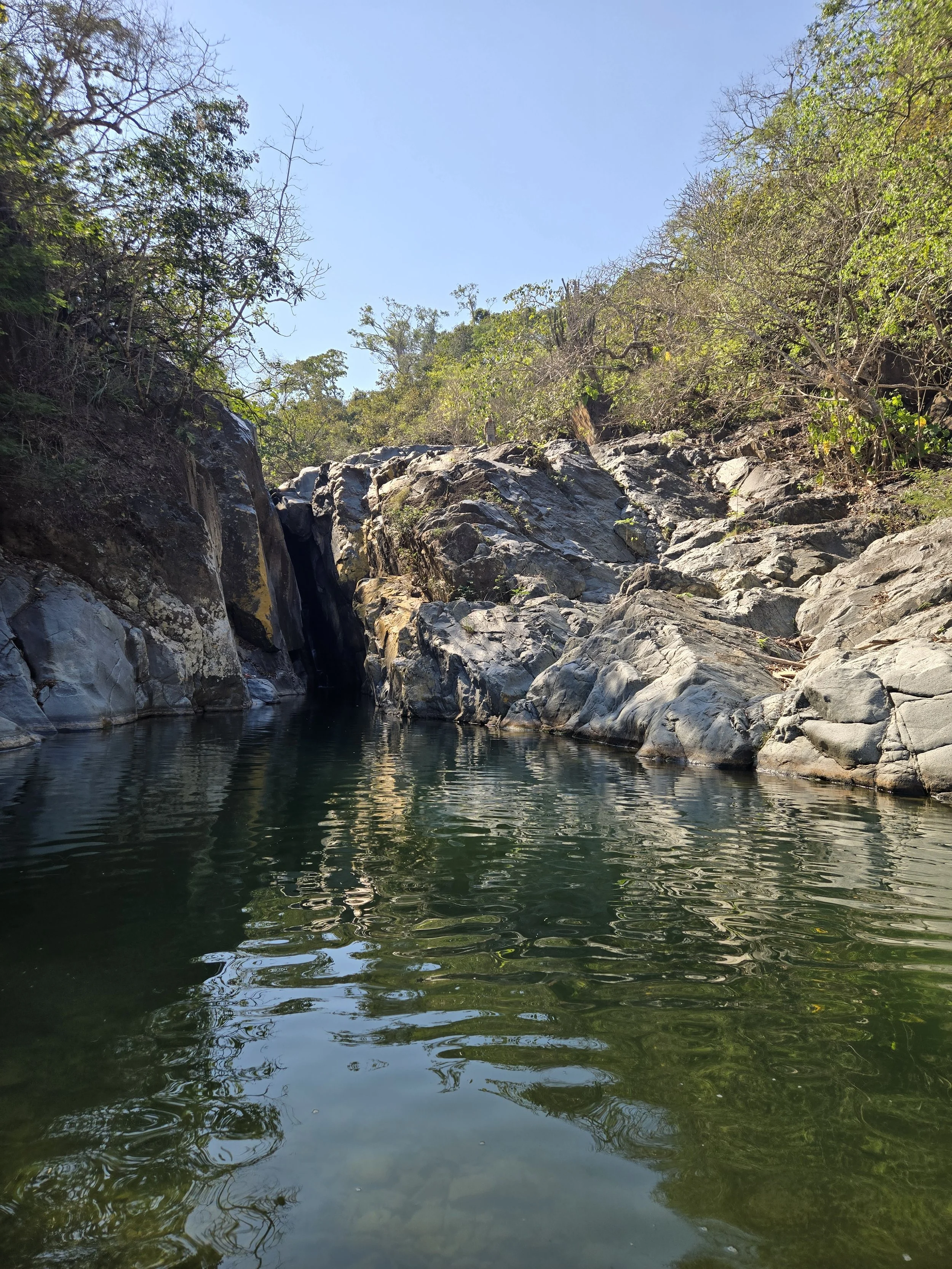 Waterfall swimming hole