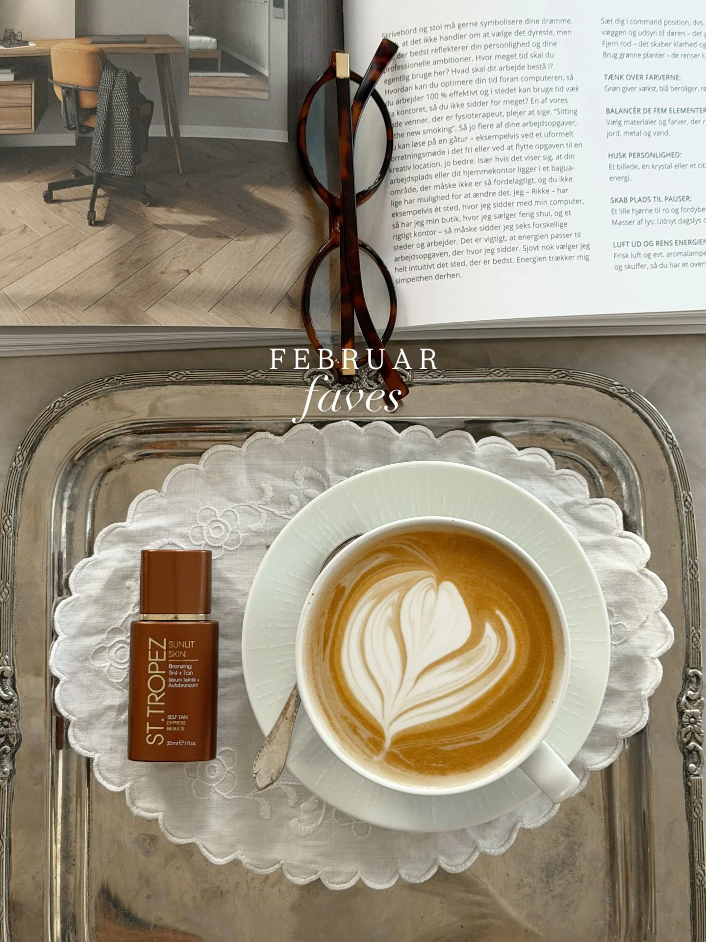 Favoritter i februar🤎 Viben? Soft girl era, skiferie og ro p&aring; systemet. Januar plejer at v&aelig;re blid. Istedet har det f&oslash;ltes lidt barskt - sygdomspr&aelig;get. koldt ind i knoglerne og lidt for travlt. Det var ikke meningen. Nu give