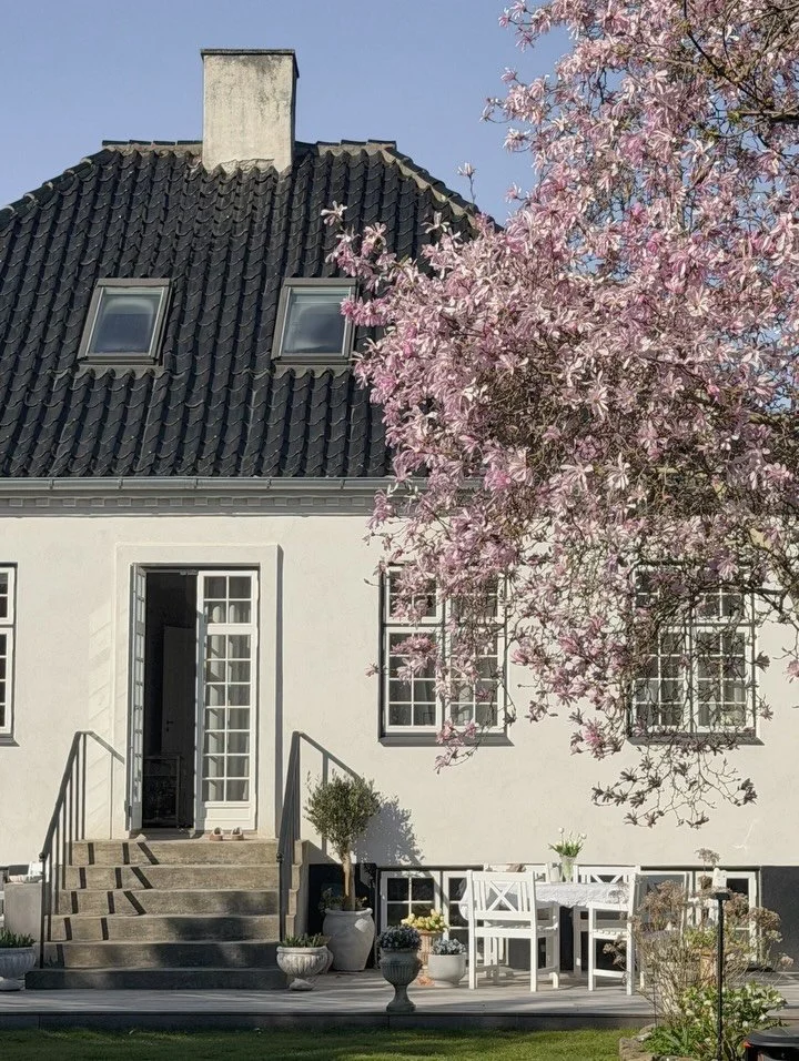 Renovering del 1🩷 Til sommer g&aring;r vi i gang med renovering af den gamle dame her - hun skal have ny 1. sal. Fra hel-valm til mansard, 8 kviste og en frontspice. Gisp en omgang😮&zwj;💨

Og undervejs skal vi passe s&aring; godt p&aring; hende vi