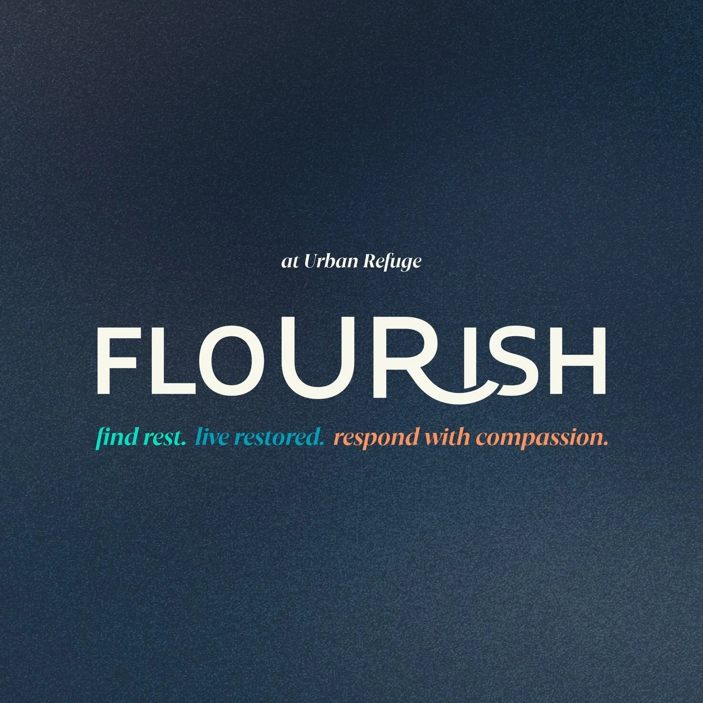 For Urban Refuge, discipleship equals kindness, growth, and relationship. Their debut discipleship series, paired with their existing brand, uses fresh visuals to mirror the evolving phases of a spiritual walk.

Inspired by their pillars (find rest, 