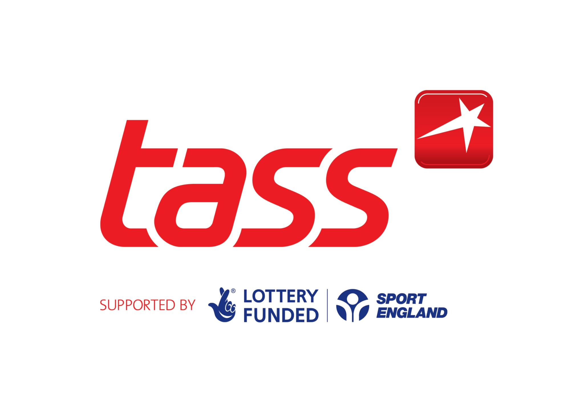 Pass logo with red text and star icon, supported by Lottery Funded and Sport England logos.