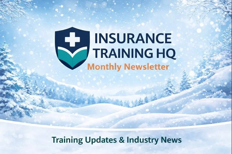 Insurance Training HQ – January 2026 Newsletter