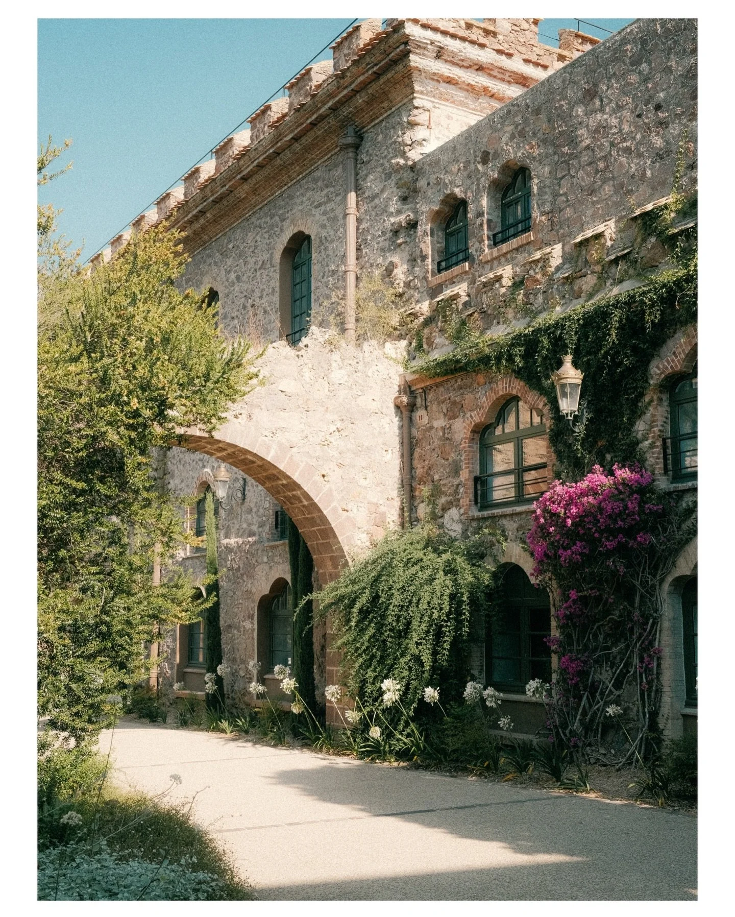 this shot still stops me in my tracks &mdash; a jaw dropping entrance as you drive through the gates of @chateaudetheoule and never want to leave