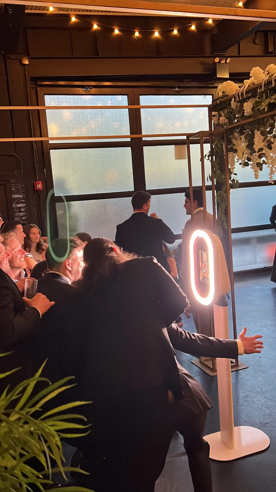 Photo booth fun at 501 Union with Aria Melody, best Brooklyn wedding DJ, capturing guests celebrating in style.