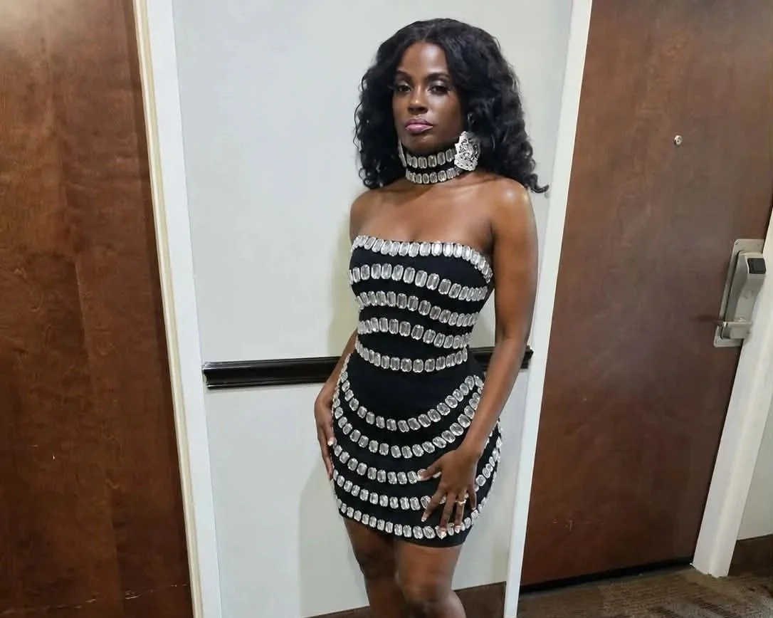 Diamond Queen Black Dress