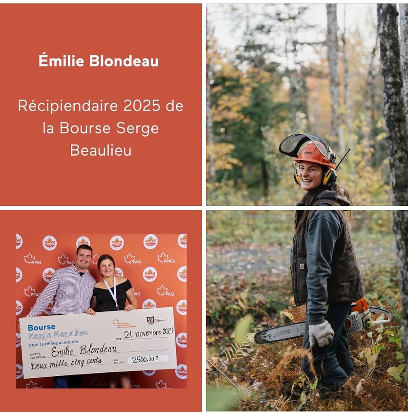 Merci &agrave; nos familles pour votre support et votre temps! Ce n'aurait jamais &eacute;t&eacute; possible sans vous! 💪🍁

&quot;Le 20 novembre dernier, la Bourse Serge Beaulieu destin&eacute;e &agrave; la rel&egrave;ve ac&eacute;ricole et remise 