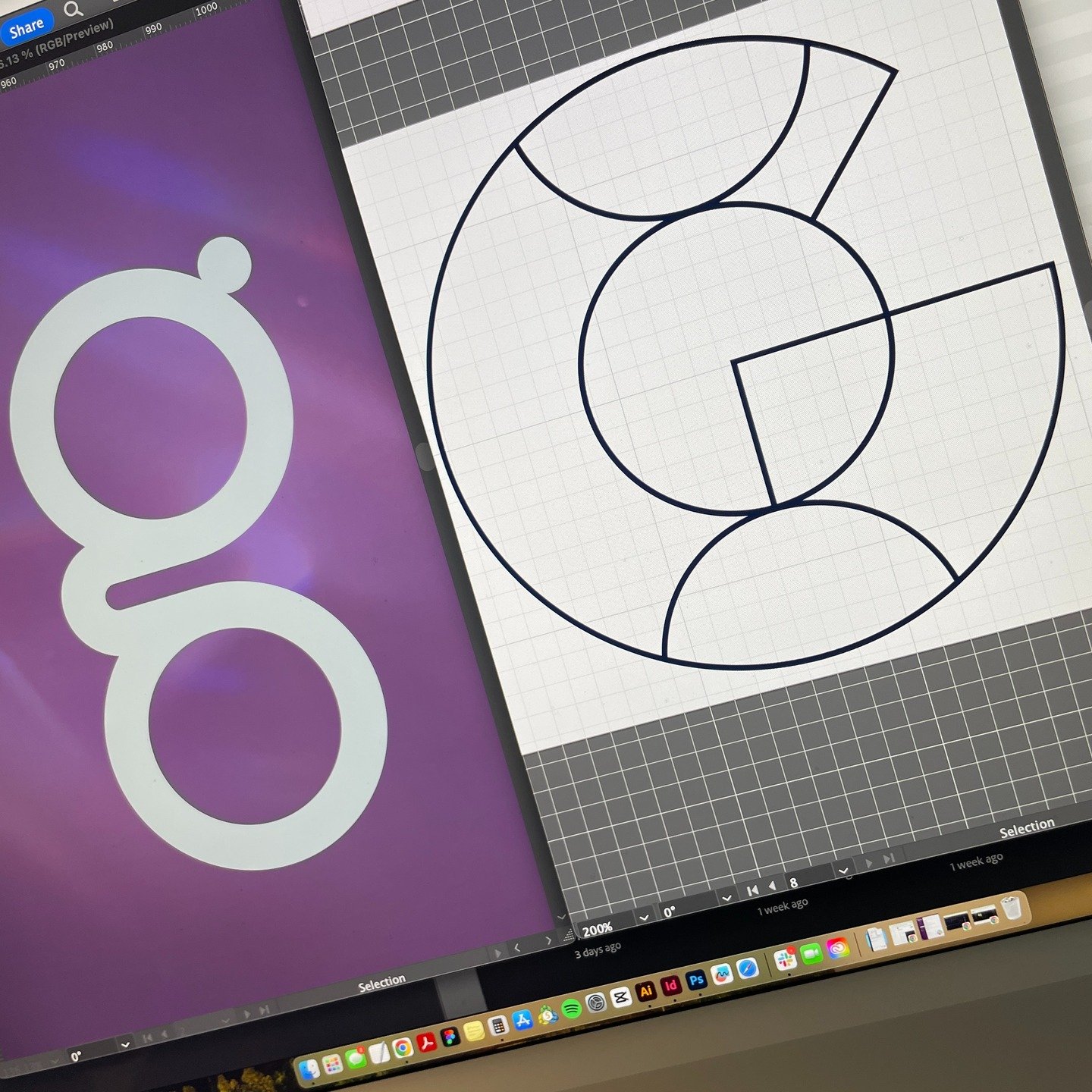 It's nice when you get a branding project which allows you to focus on one letterform.

It's nicer when you get two.

But to get two projects focussed on the letter G at the same time?! Golly Gosh.

You might think it's difficult to avoid repeating t