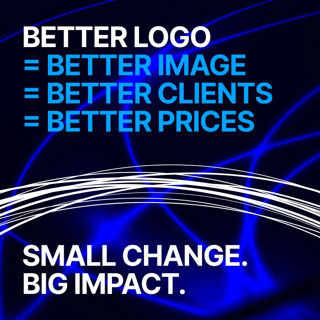 A better logo
= a better image
= better clients
= better prices

Good design pays for itself.

If you're not sure you've got the logo your business needs, DM me for a brand audit.

#branding #logodesign #smallbusinessuk #designsubscription #brandiden