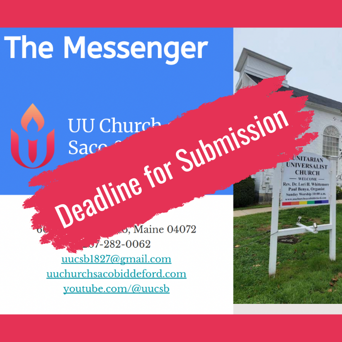 Deadline for Submissions to the Messenger