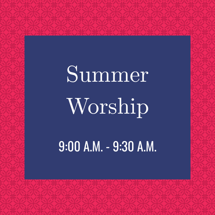 Summer Worship Service