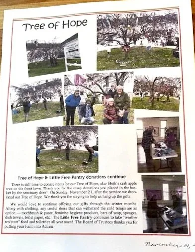 "Tree of Hope" Holiday Offering