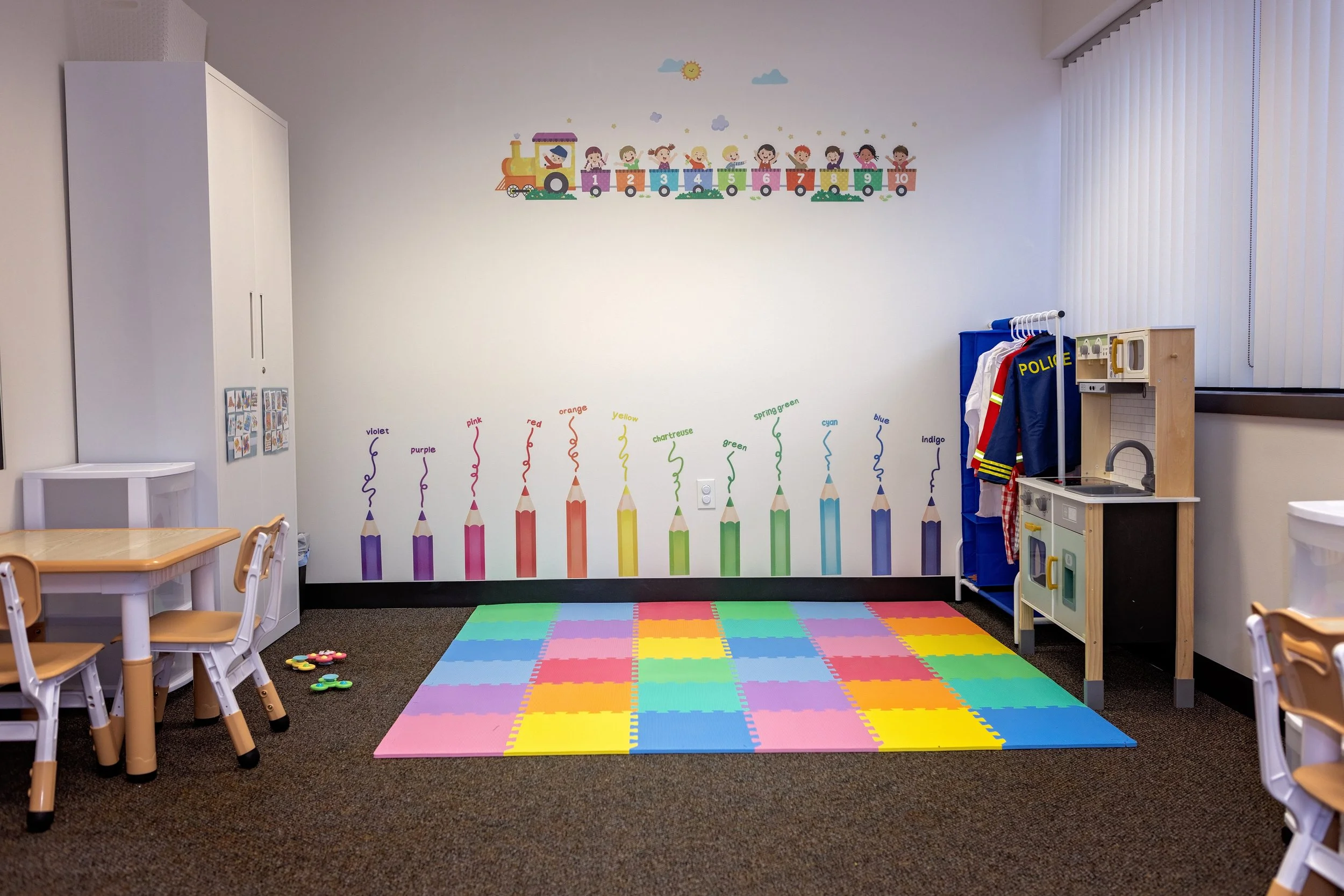 Autism education classroom space