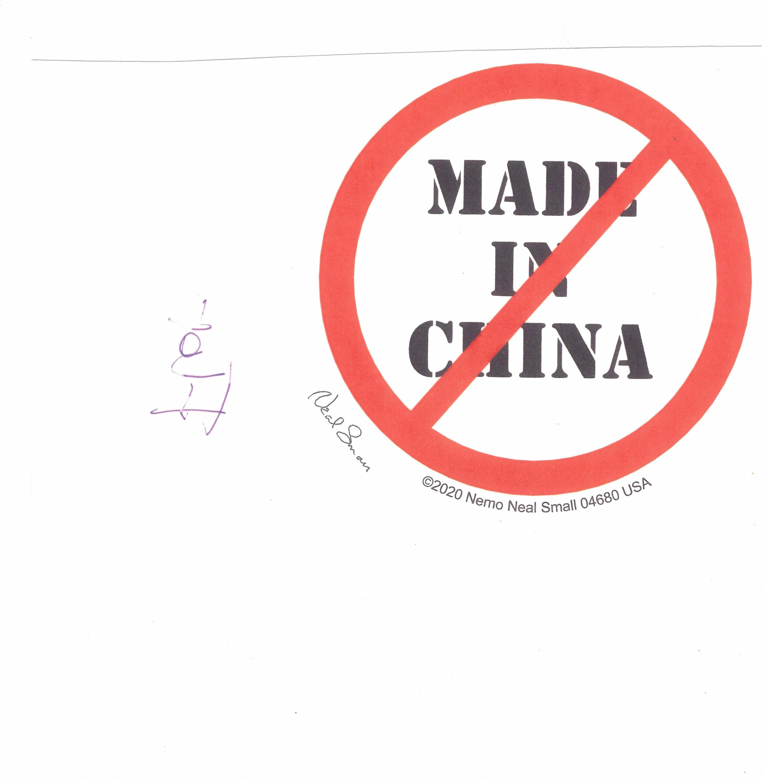 No Made in China - 2020