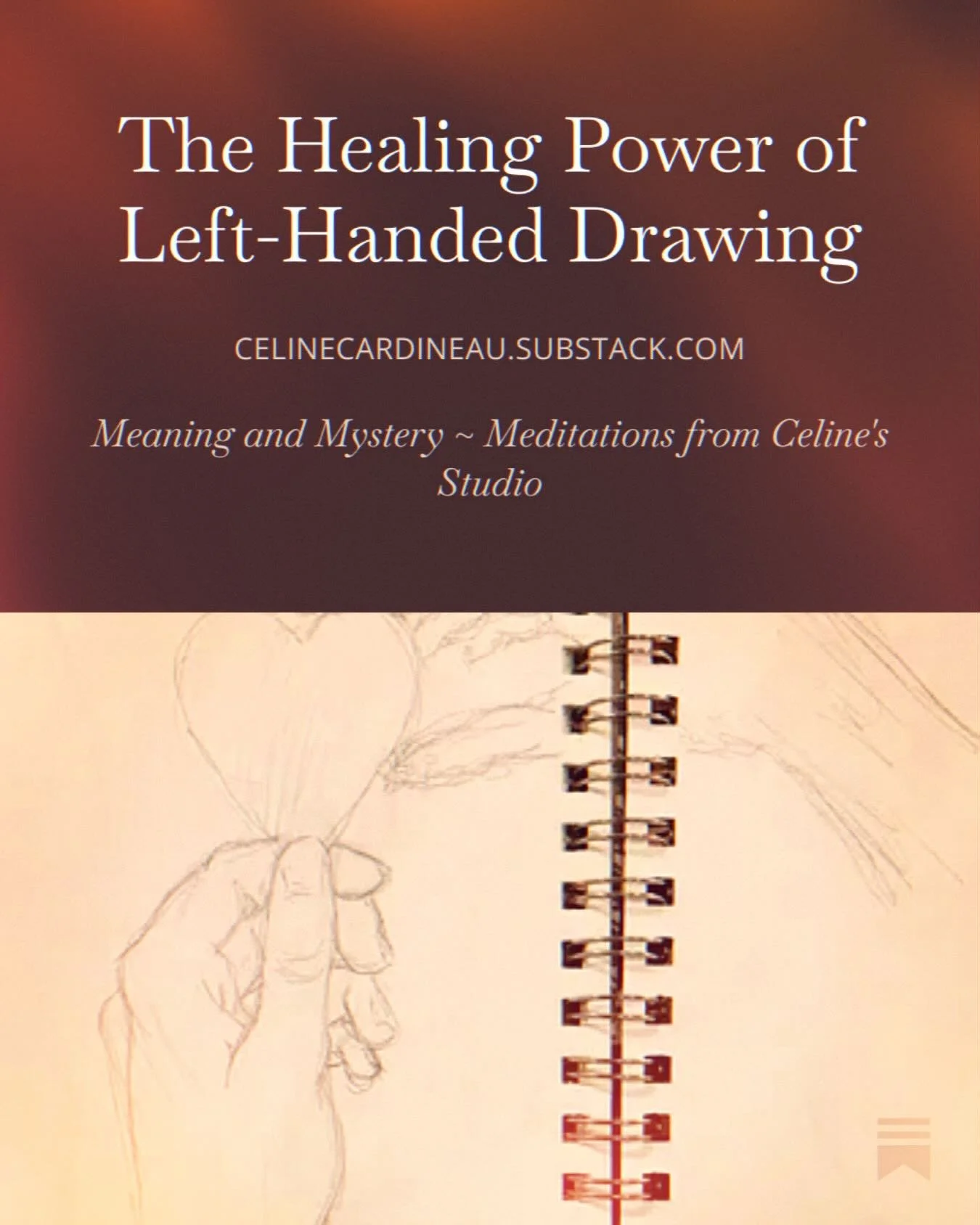 New story posted on my blog ✨

When painting took an interesting toll on my body, the healing process required an inter-generational dimension.

With insight from my left-handed mother, Carl Jung&rsquo;s visionary drawings, and a spontaneous fascial 