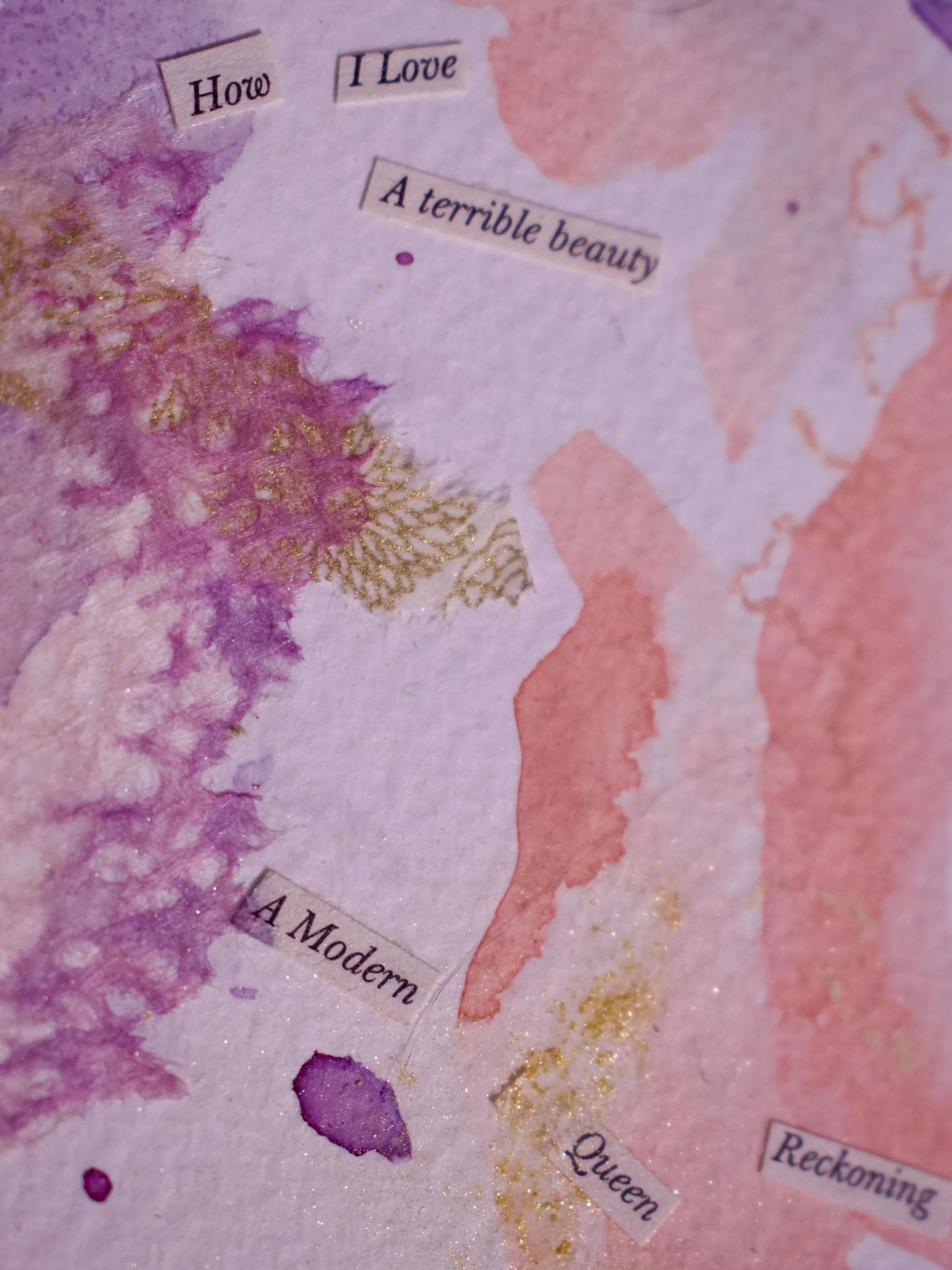 Painting with hibiscus 🌺 is a marvel because it dries a different color on different surfaces. 

On watercolor paper, it turns from deep magenta to plum-purple. On Japanese papers, it stains grape-mauve. On duralar/acetate, it dries to dark wine. On