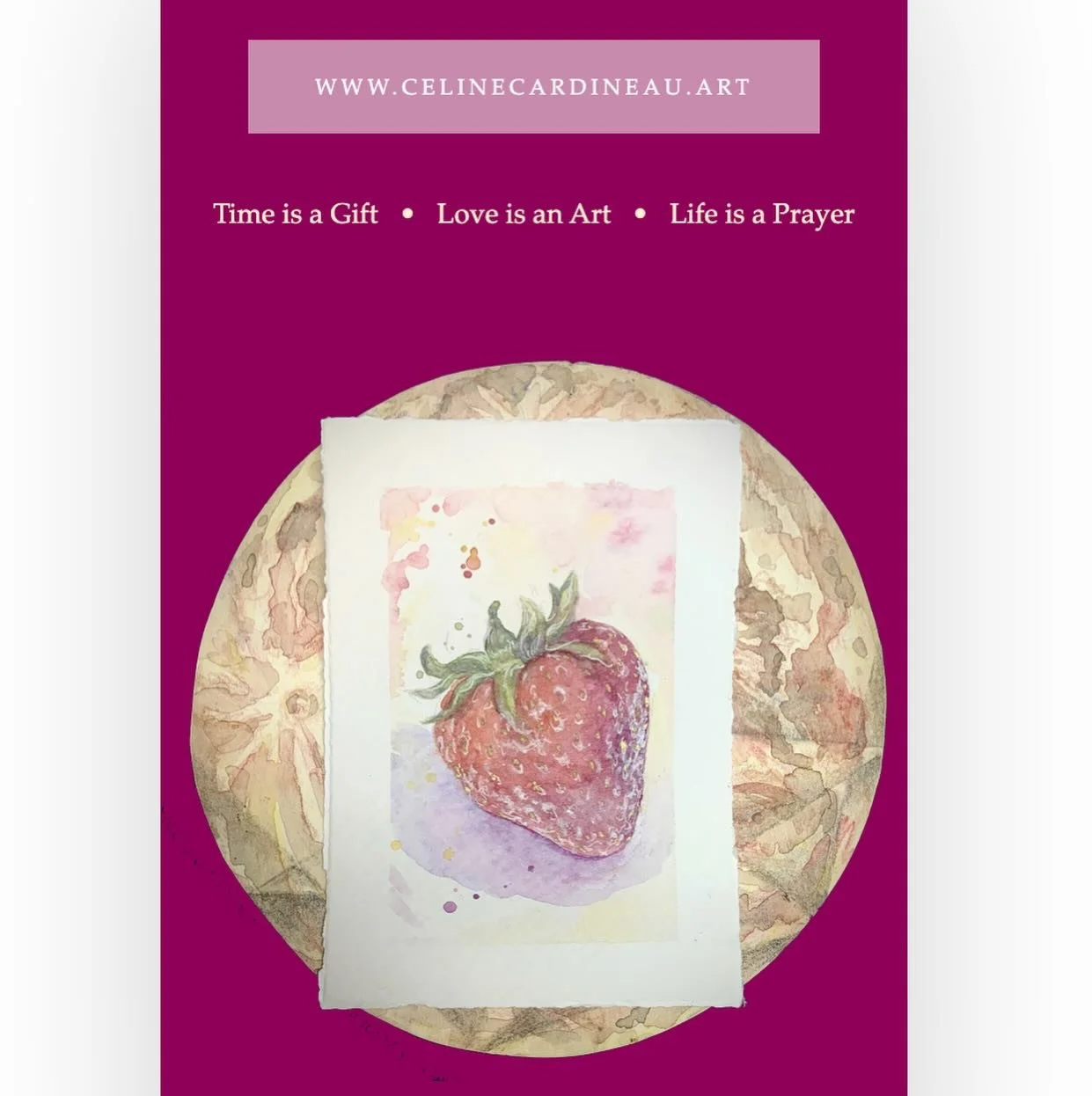 An excerpt from my Collector&rsquo;s Newsletter, the Strawberry Moon edition ✨🍓✨

Every month, subscribers receive all the juicy details around New Releases, Artworks On Sale, and Upcoming Workshops&hellip; 

As well as a direct link to the latest s