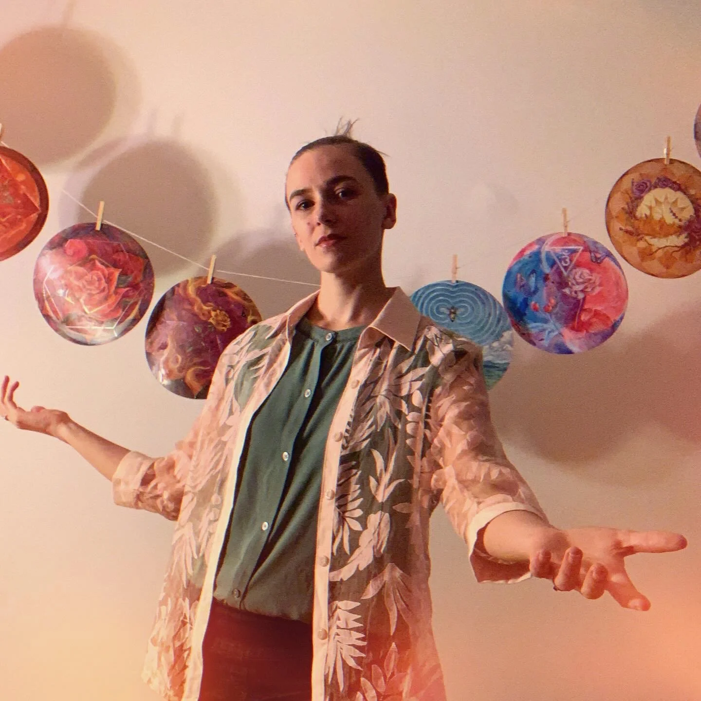 Rose Paintings hanging - 4.jpeg