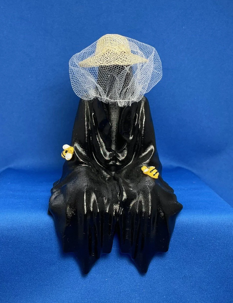 Jack the Reaper Bookshelf Sitting Reaper-Beekeeper