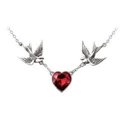 UL13/17 Alchemy Swallow Heart Necklace
